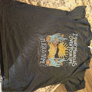 Bella Canvas Black Graphic Tee with Colorful Design